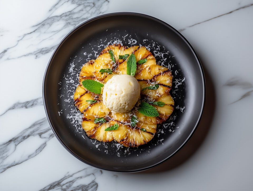 Carpaccio de ananás